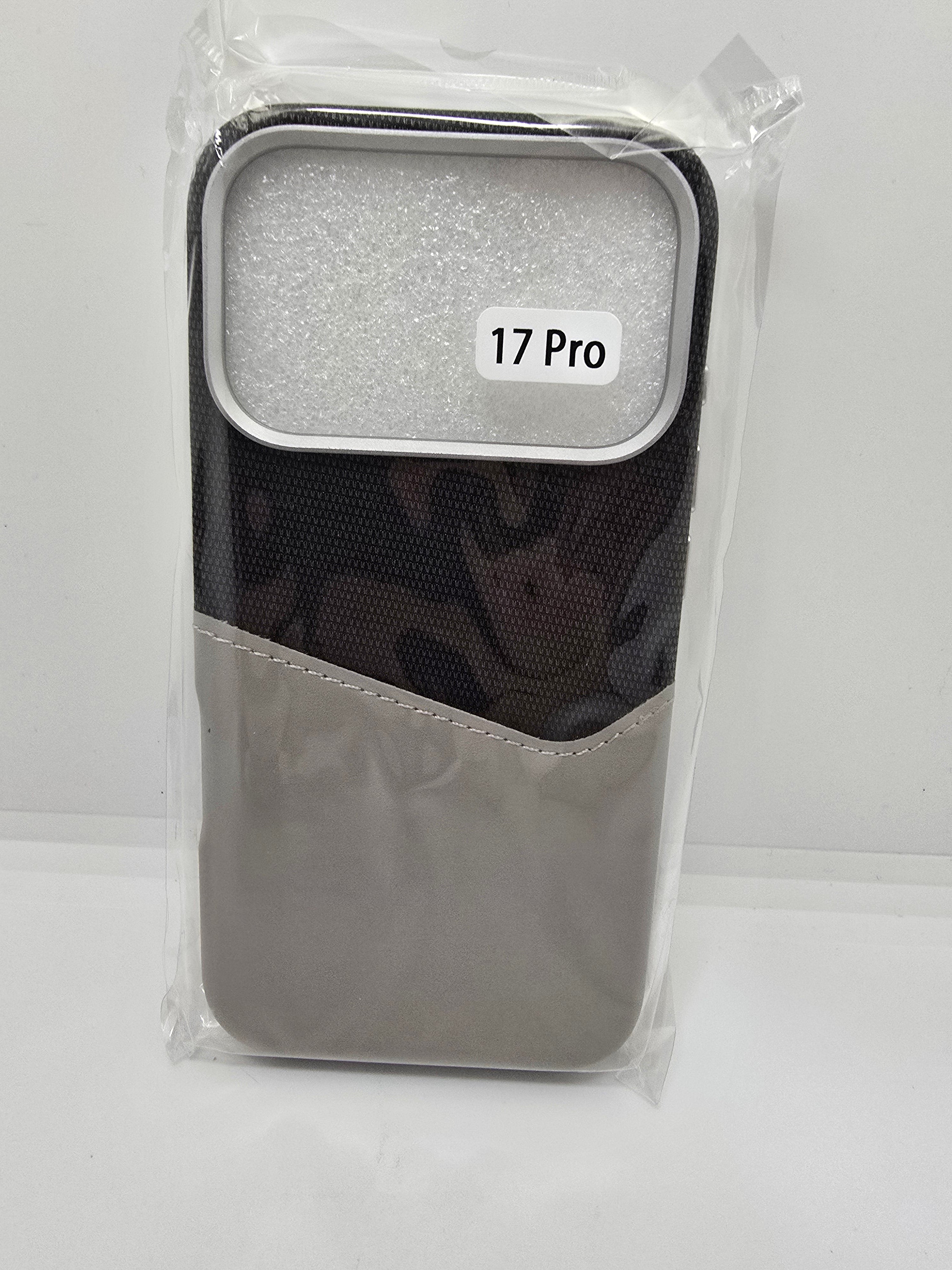IPhone 17 Pro Grey & Black Phone Case With Port Cleaners