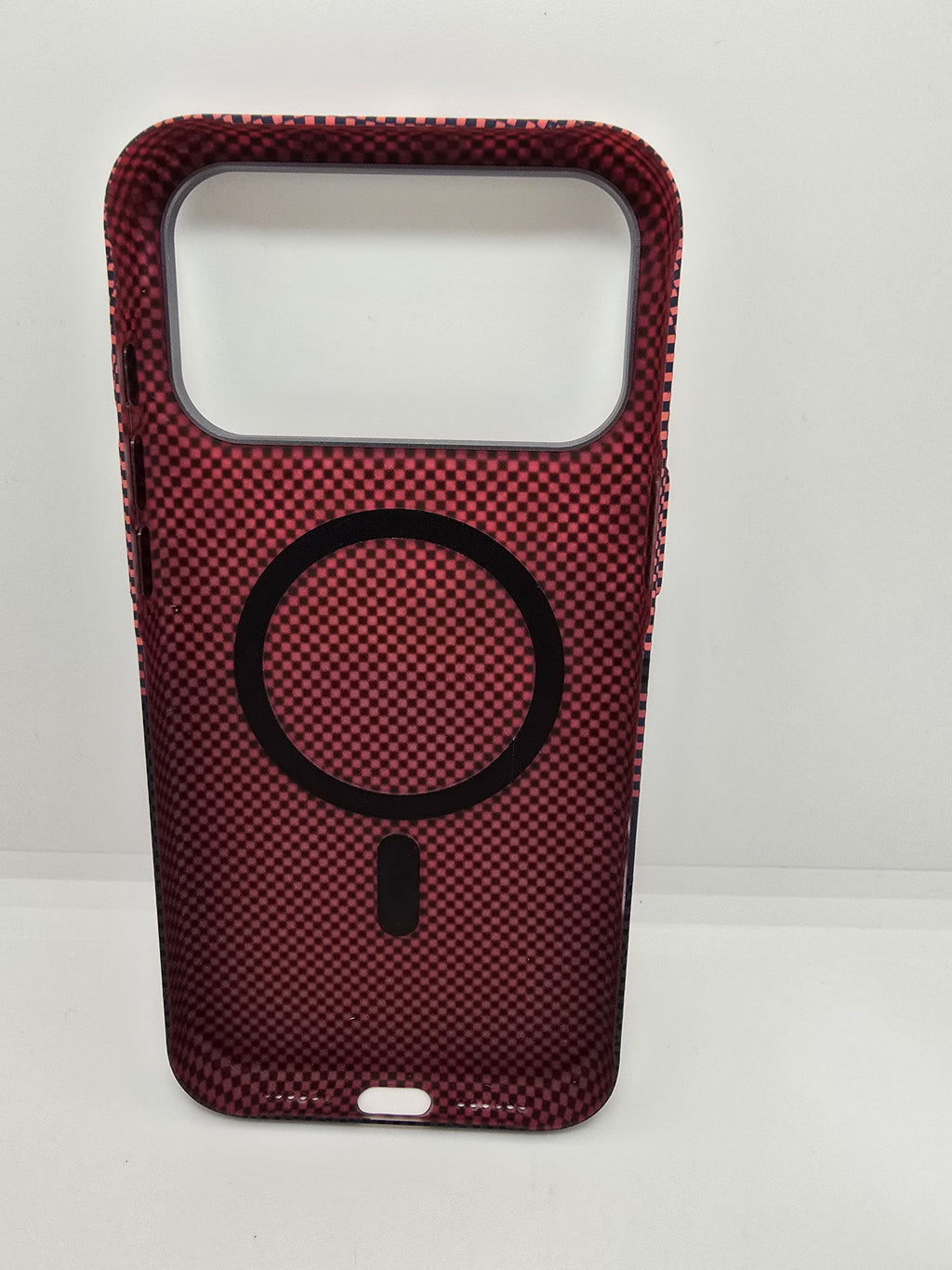 Iphone 17 Pro Max Phone Case With Port Cleaning Kit-red & black design