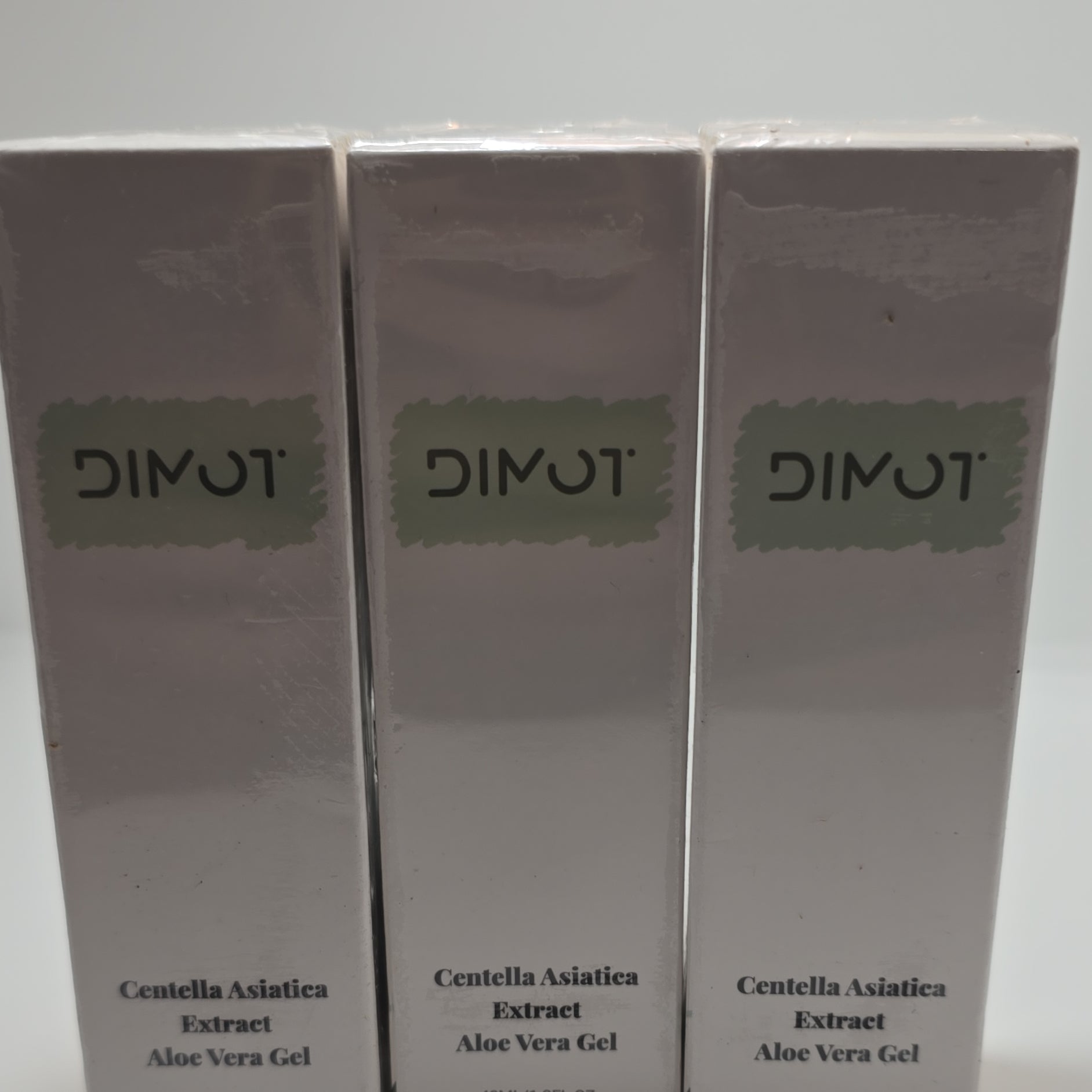 3set DIMOT Hydrating Daily Gel Centella Asiatica Aloe Vera Chamomile Face 40ml