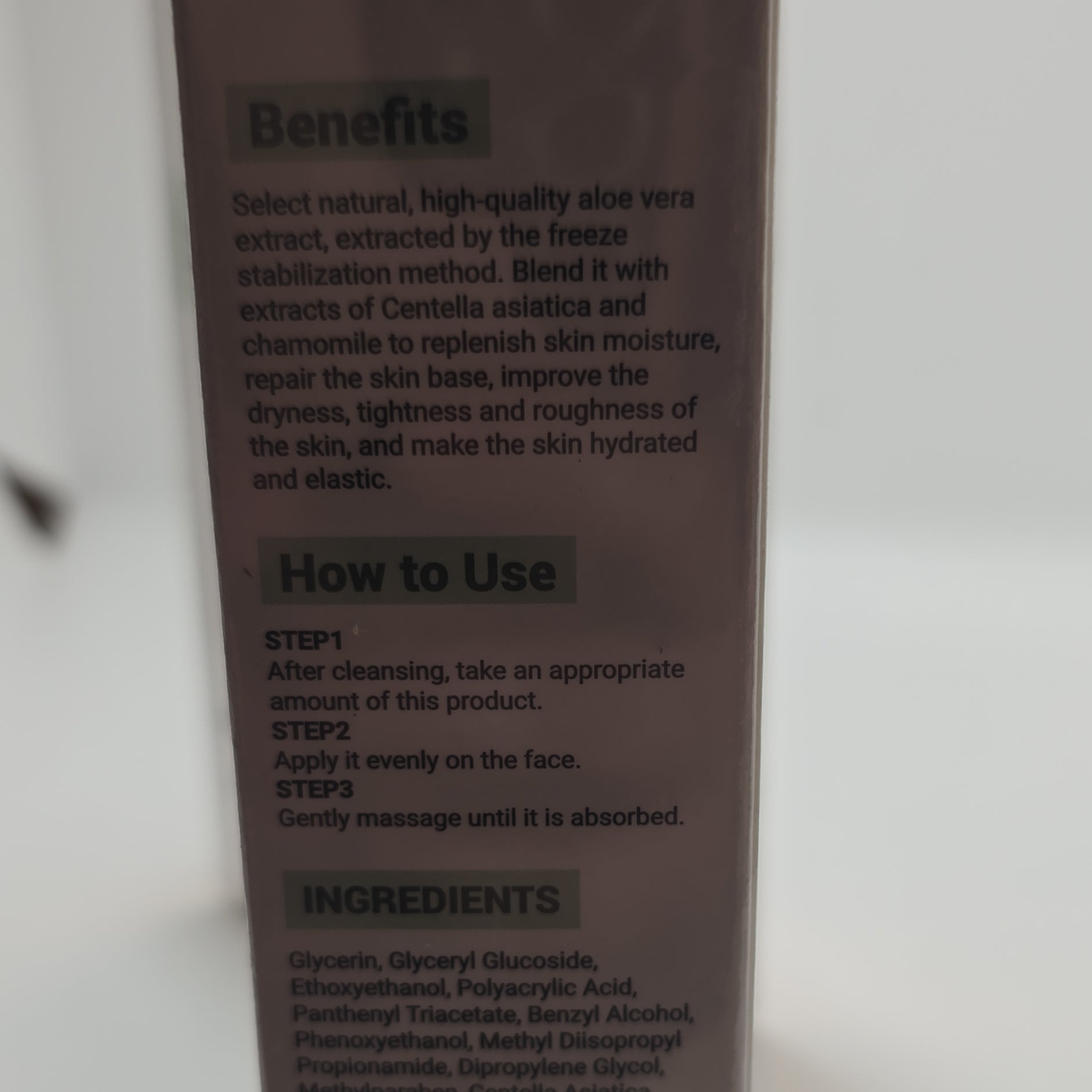 3set DIMOT Hydrating Daily Gel Centella Asiatica Aloe Vera Chamomile Face 40ml