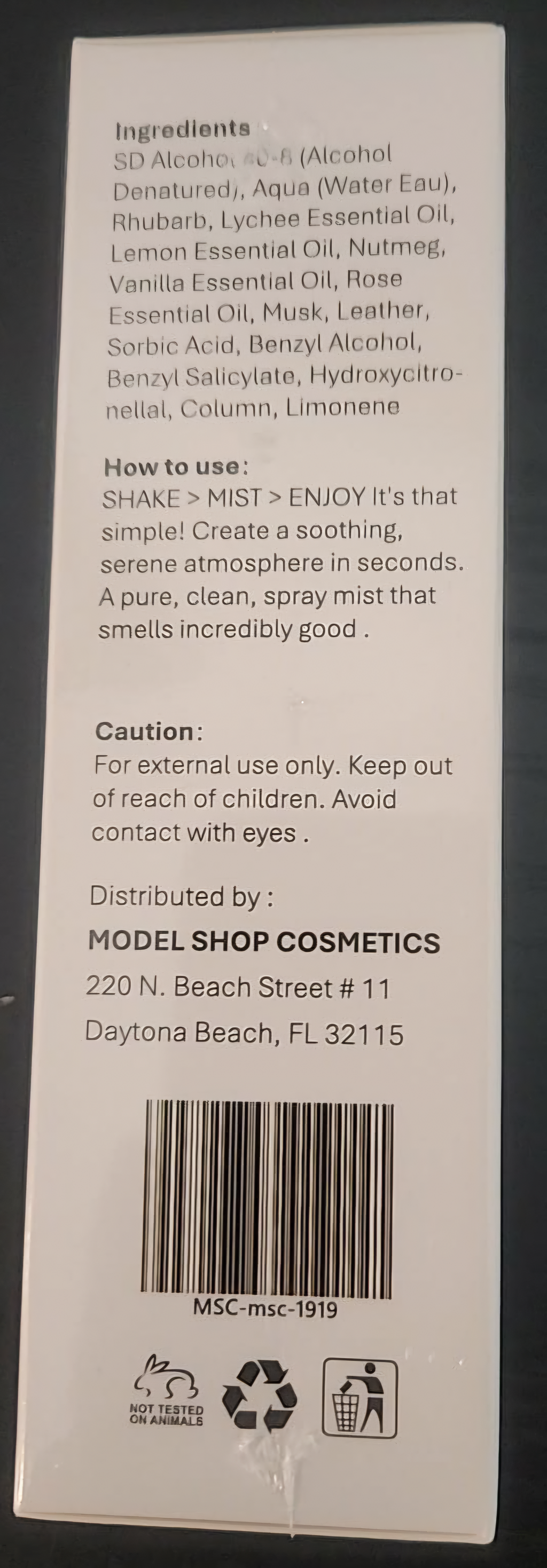 Eye Candy Body Spray