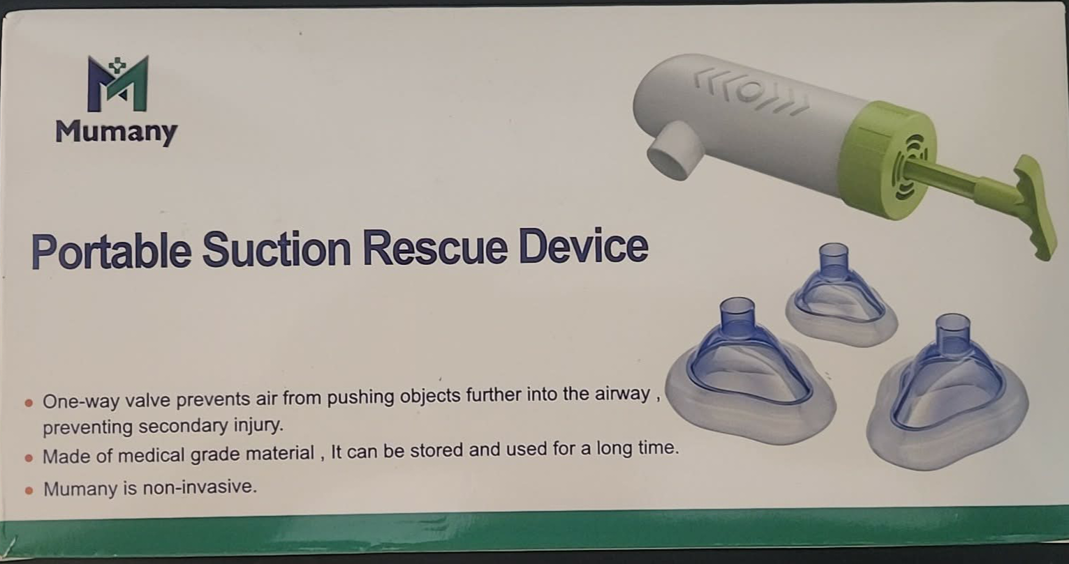 Portable Chocking Suction Rescue